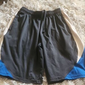 Under Armour Black and Blue Athletic Shorts